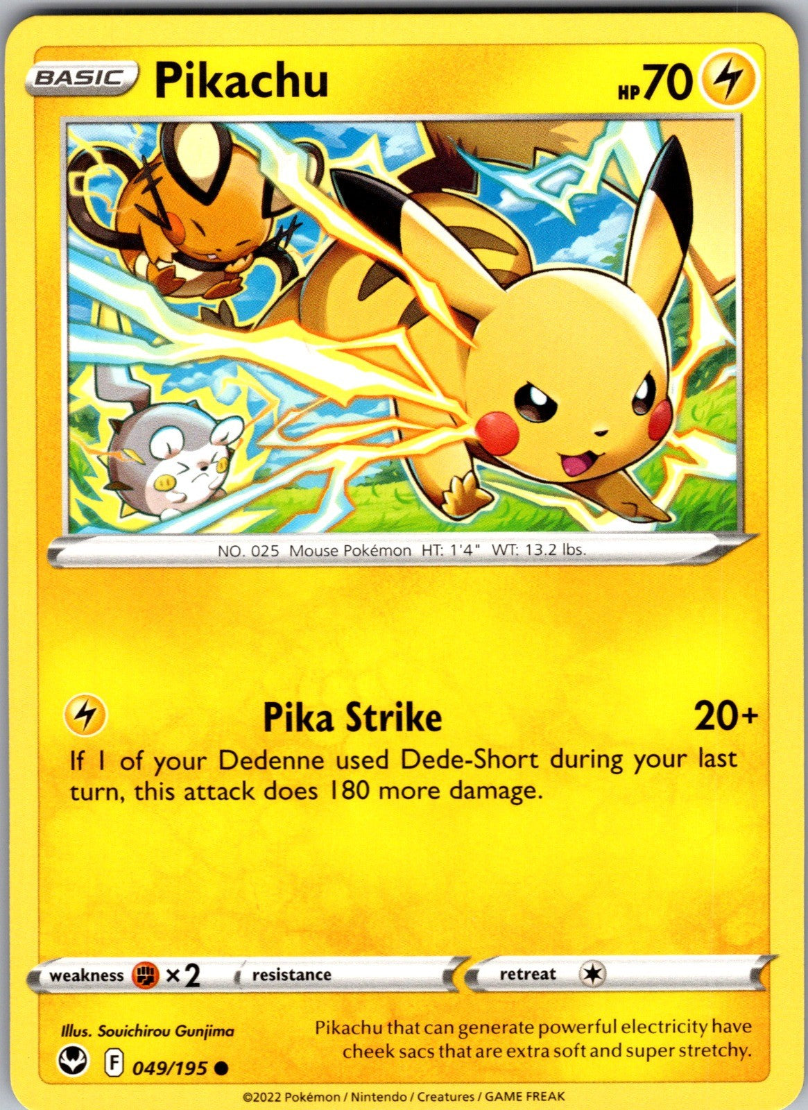 Pikachu - (Holiday Calendar) Holo Common Miscellaneous Cards & Products 049/195