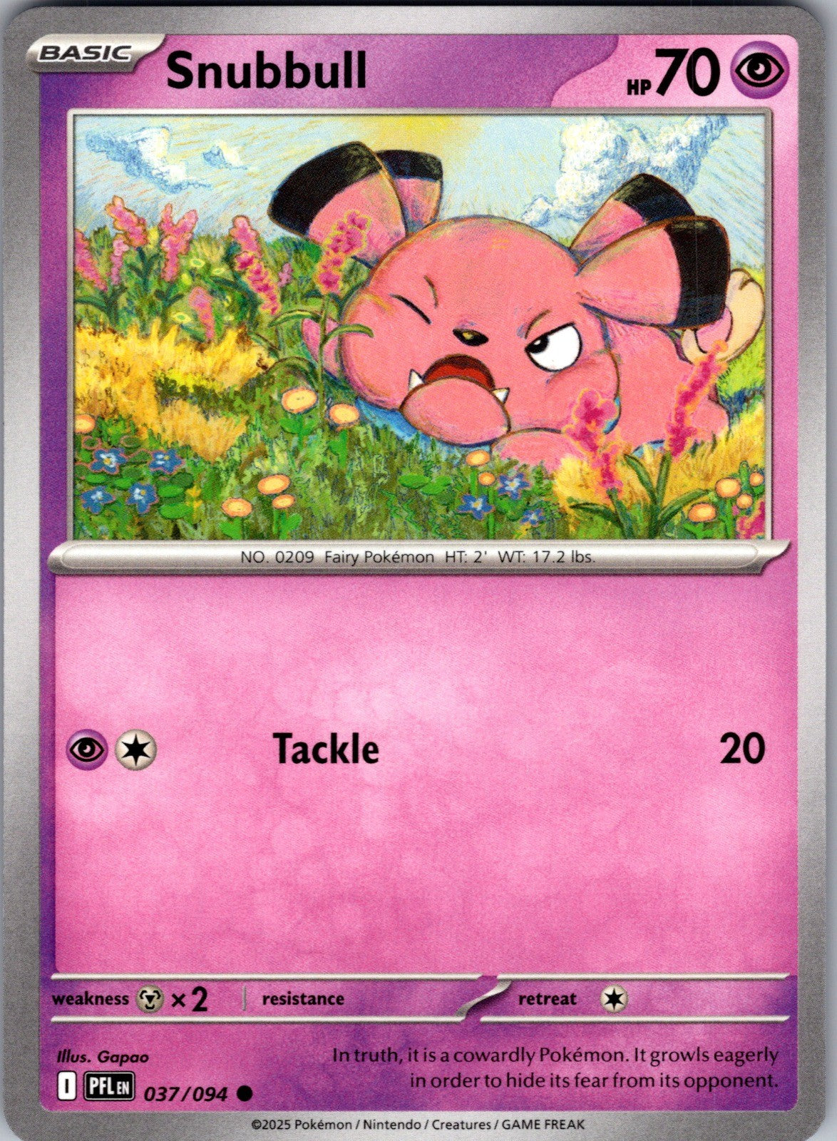 Snubbull Common ME02: Phantasmal Flames 037/094 LP