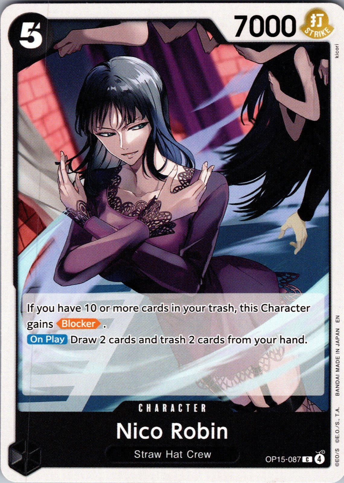 Nico Robin () C Adventure on Kami's Island OP15-087 LP