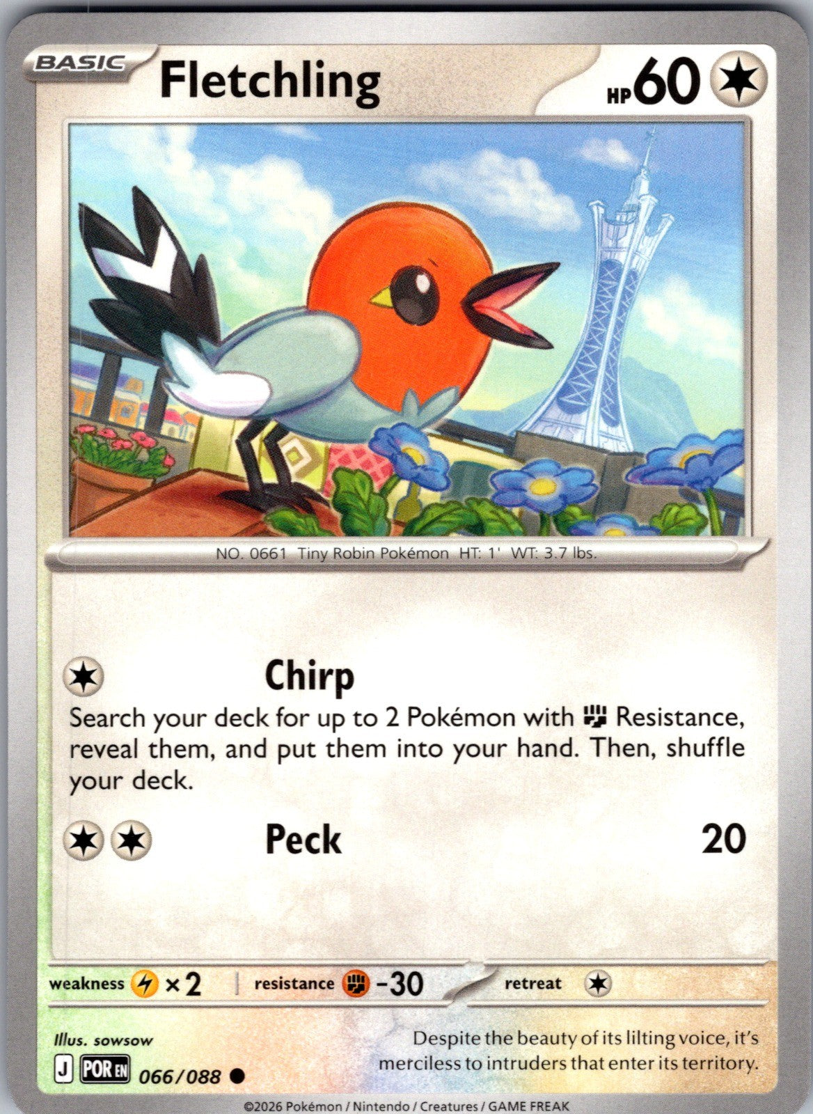 Fletchling Common ME03: Perfect Order 066/088 LP