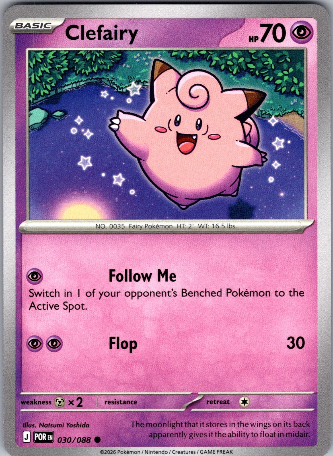 Clefairy Common ME03: Perfect Order 030/088 LP