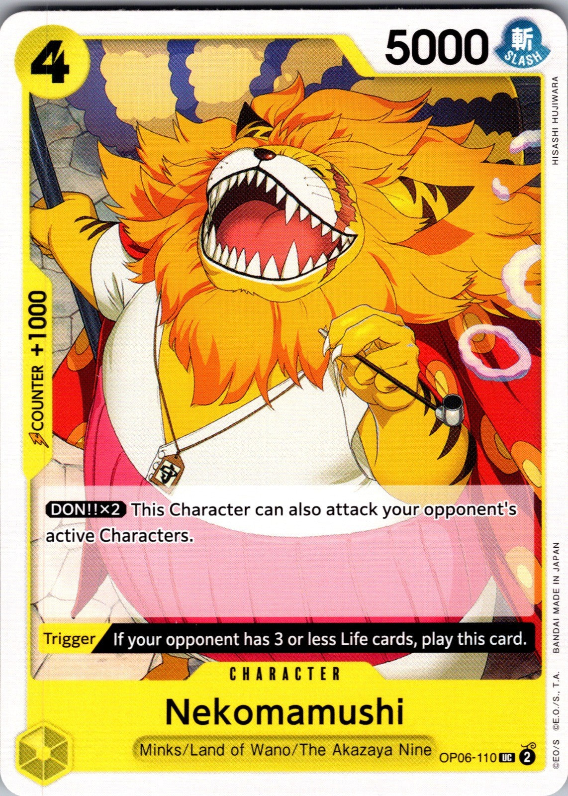 Nekomamushi UC Wings of the Captain OP06-110 LP