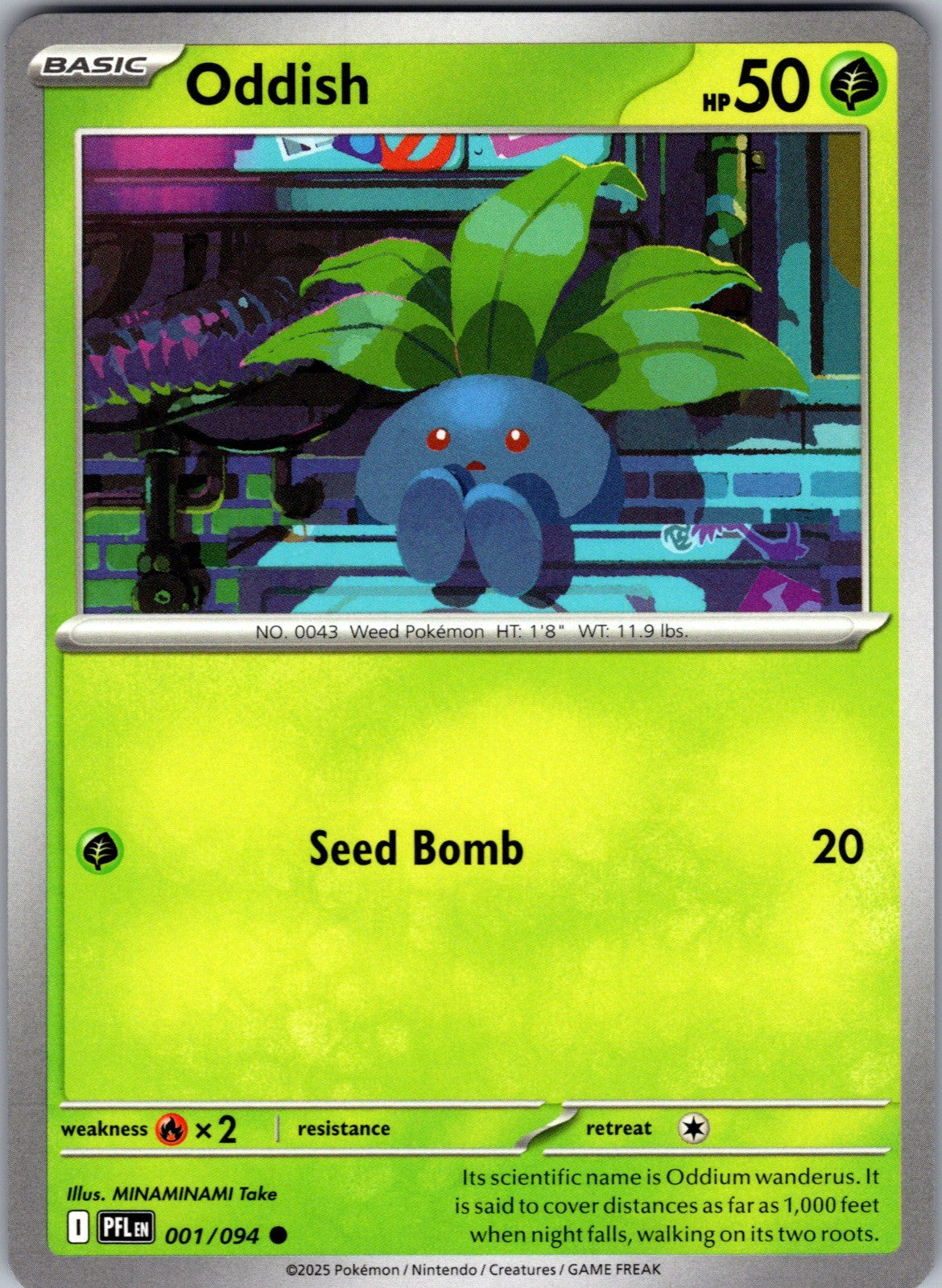 Oddish Common ME02: Phantasmal Flames 001/094 LP