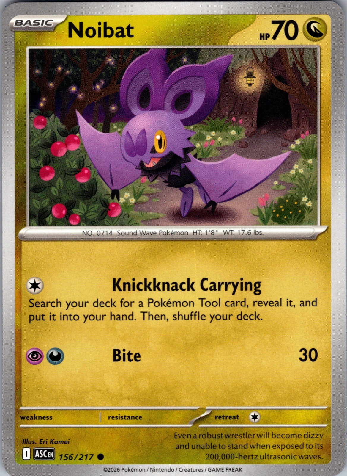 Noibat Common ME: Ascended Heroes 156/217 LP