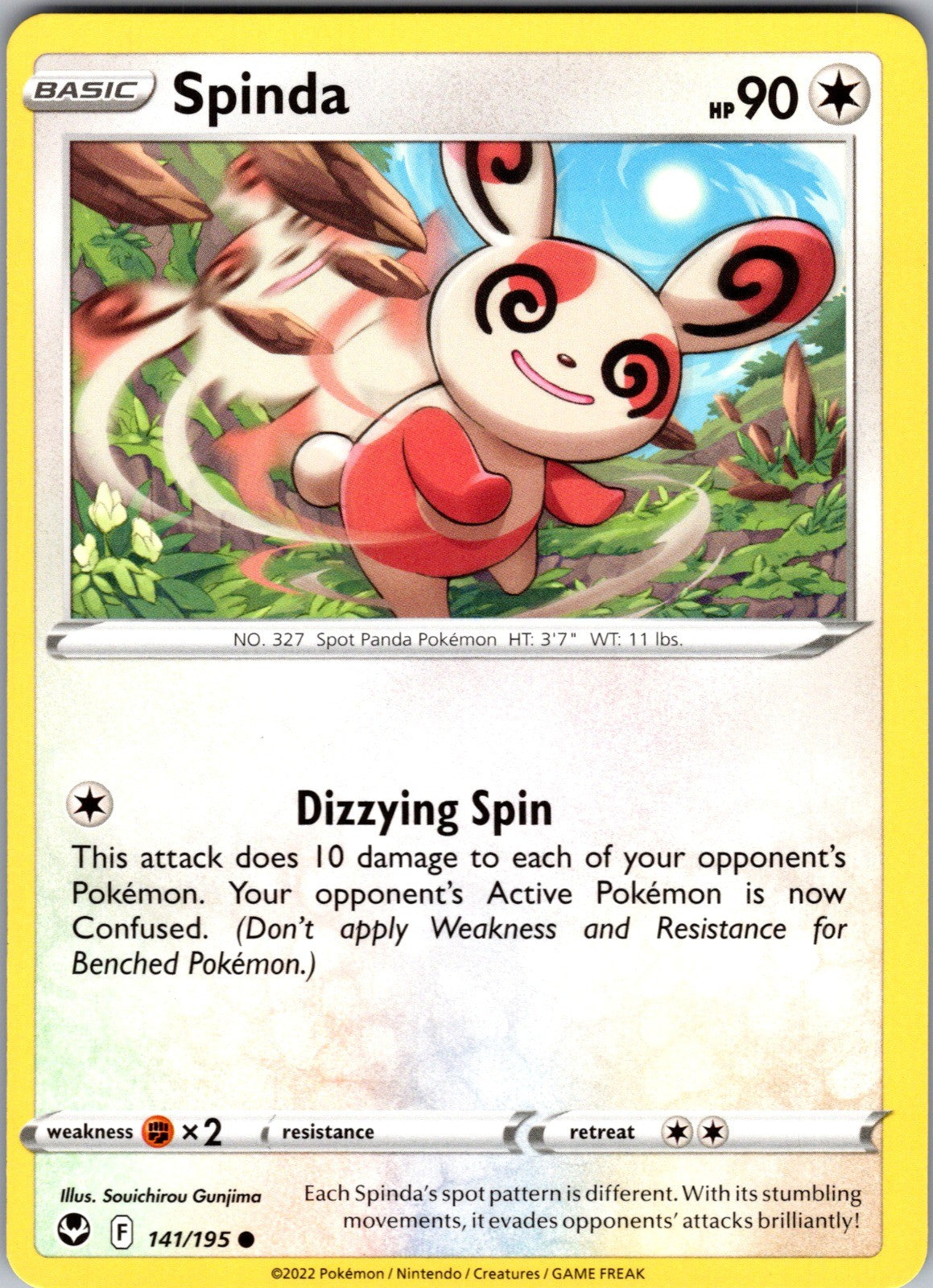Spinda Common SWSH12: Silver Tempest 141/195 LP