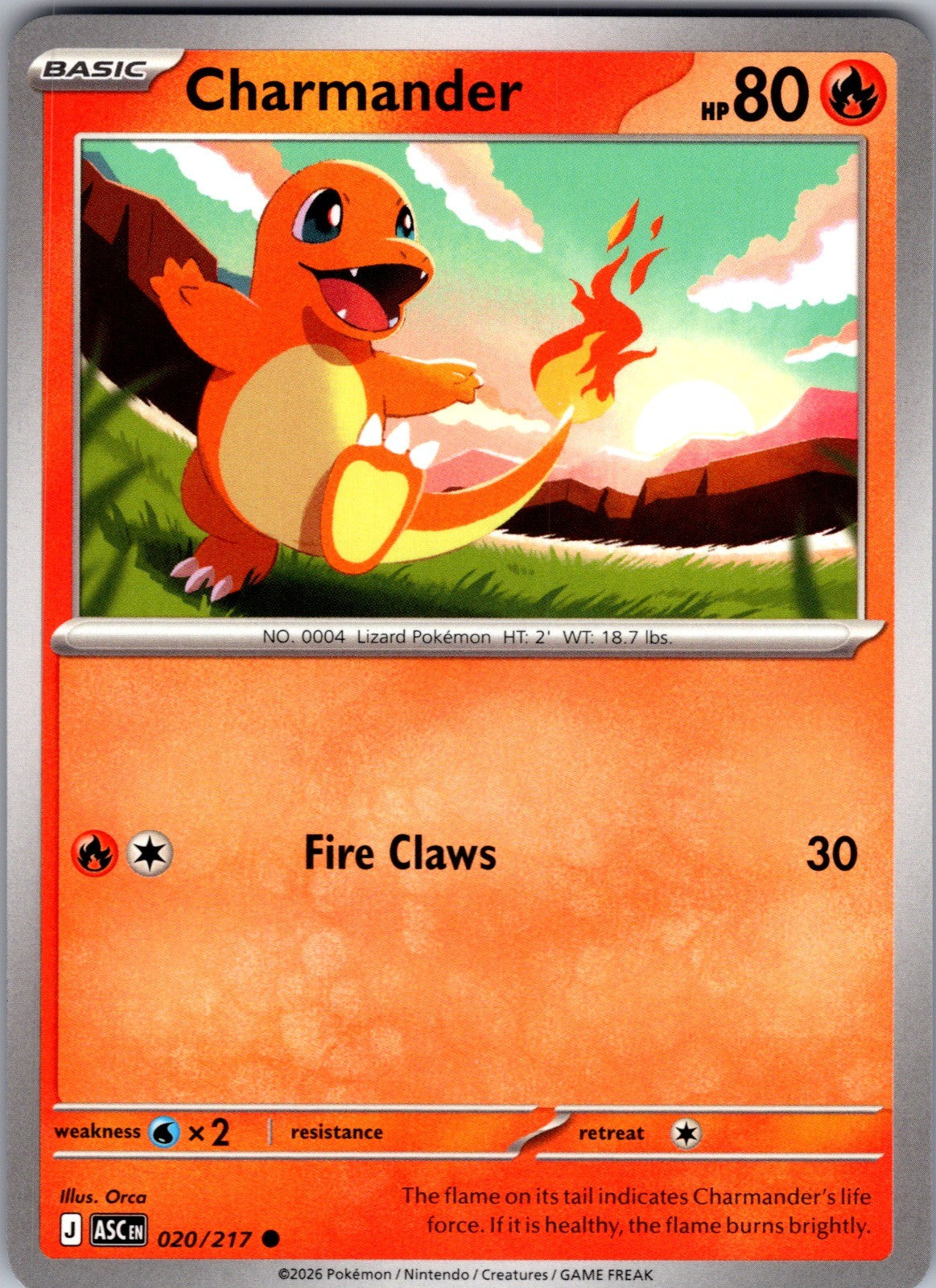 Charmander Common ME: Ascended Heroes 020/217 LP