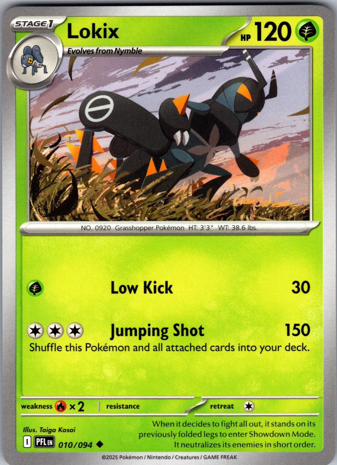 Lokix Uncommon ME02: Phantasmal Flames 010/094 LP