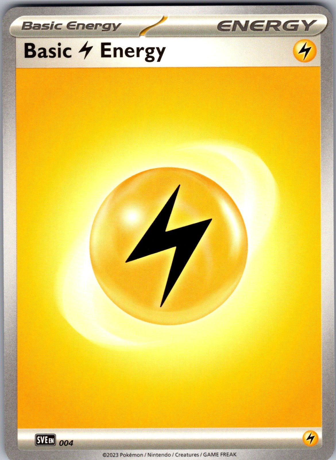 Basic Lightning Energy Common SVE: Scarlet & Violet Energies 004 LP