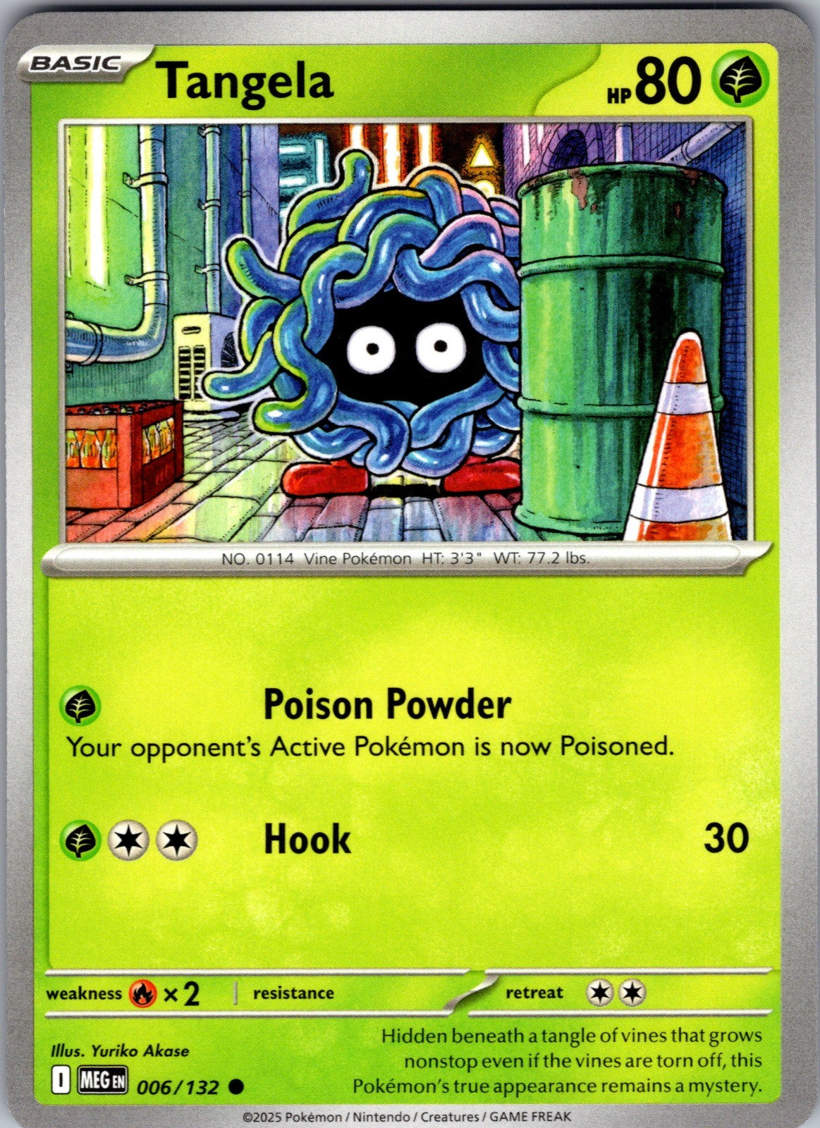 Tangela Common ME01: Mega Evolution 006/132 LP