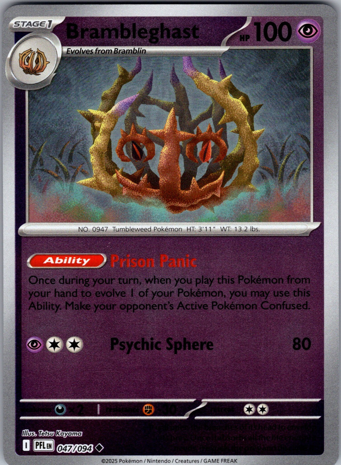 Brambleghast Uncommon ME02: Phantasmal Flames 047/094 LP