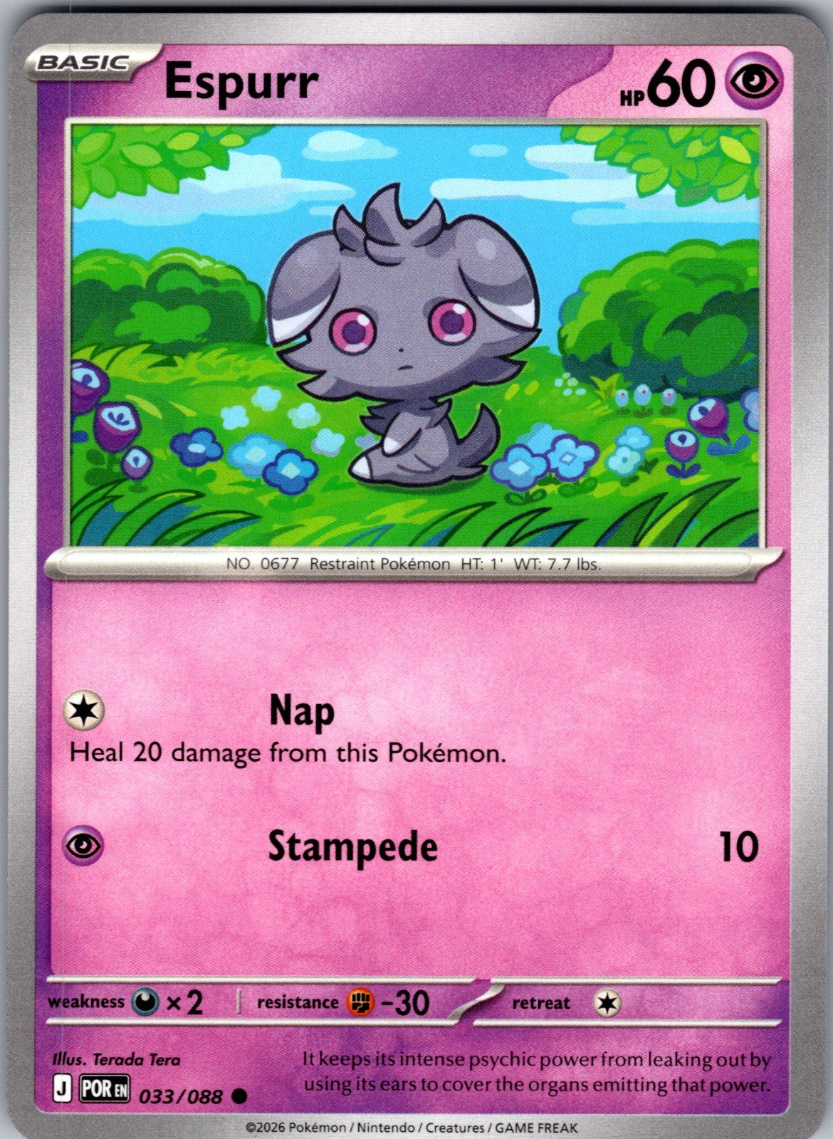 Espurr Common ME03: Perfect Order 033/088 LP