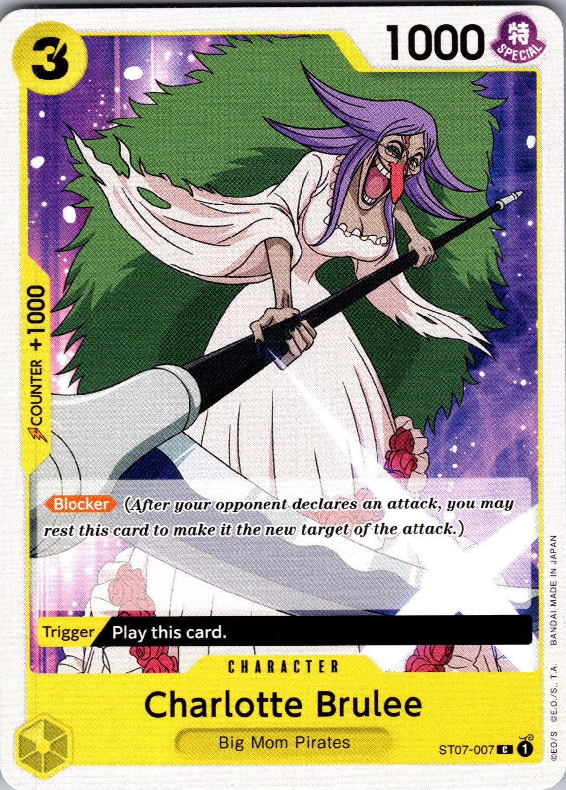 Charlotte Brulee C Starter Deck 7: Big Mom Pirates ST07-007 LP