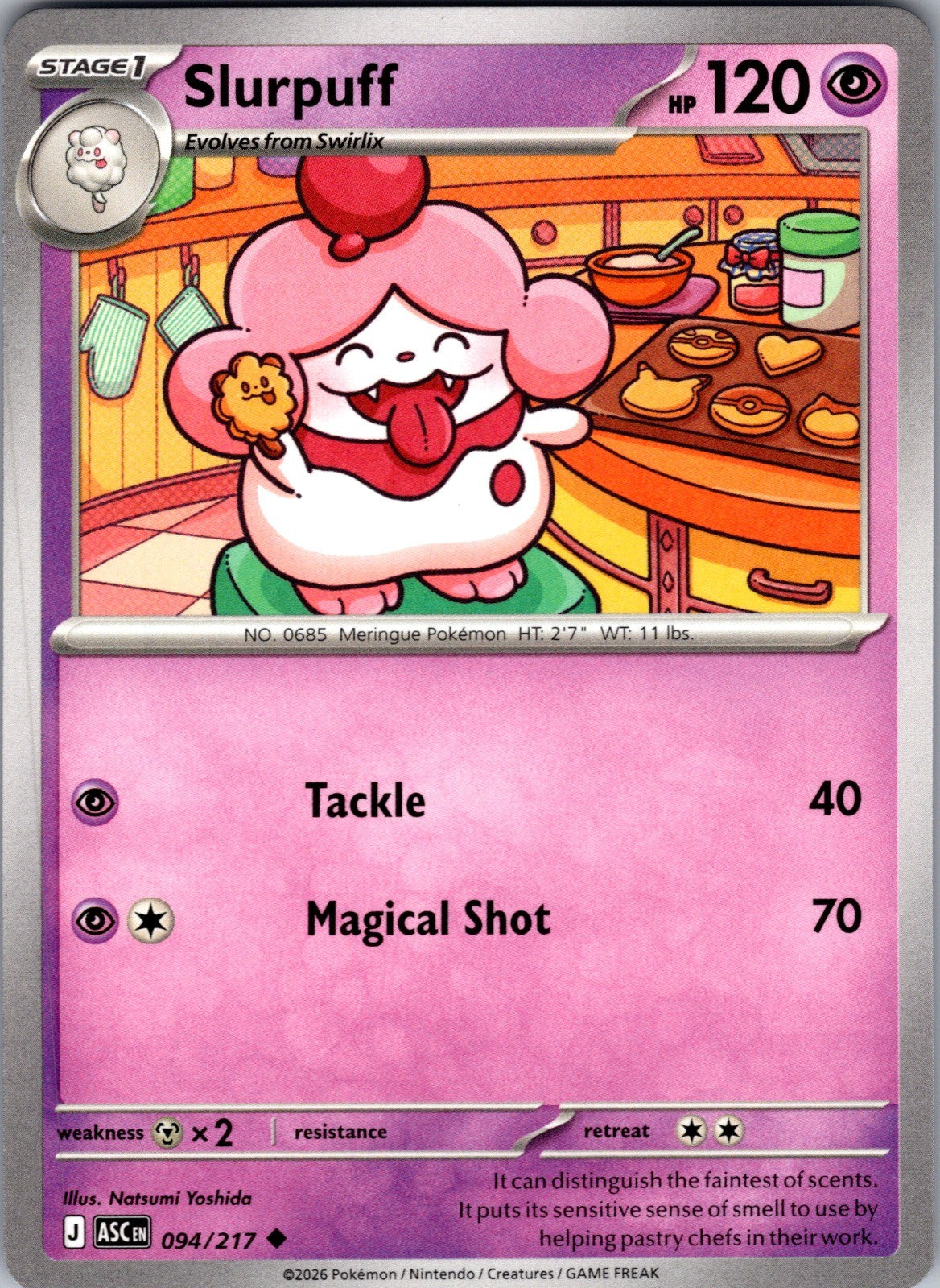 Slurpuff - Uncommon ME: Ascended Heroes 094/217 LP