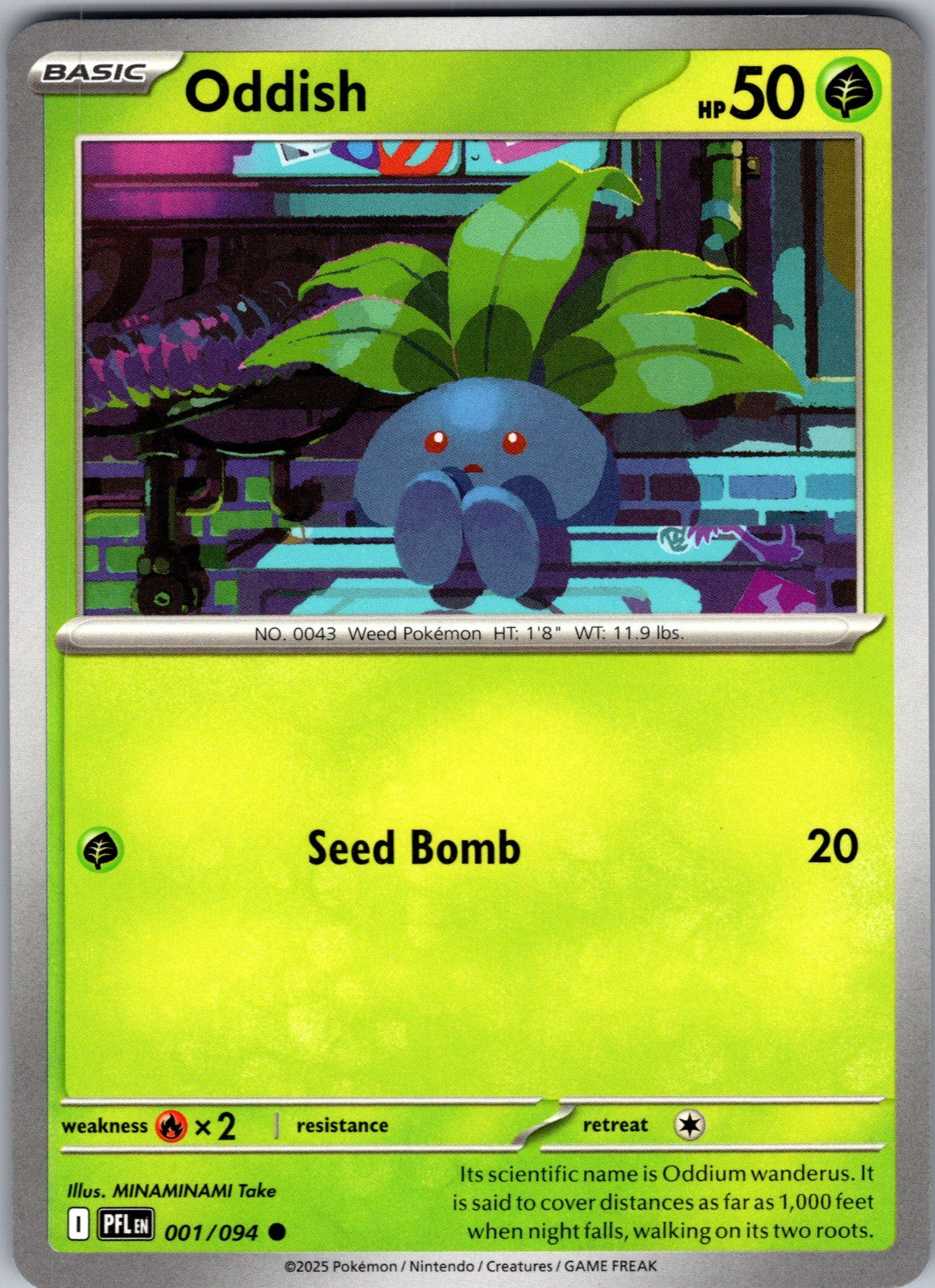 Oddish Common ME02: Phantasmal Flames 001/094 LP