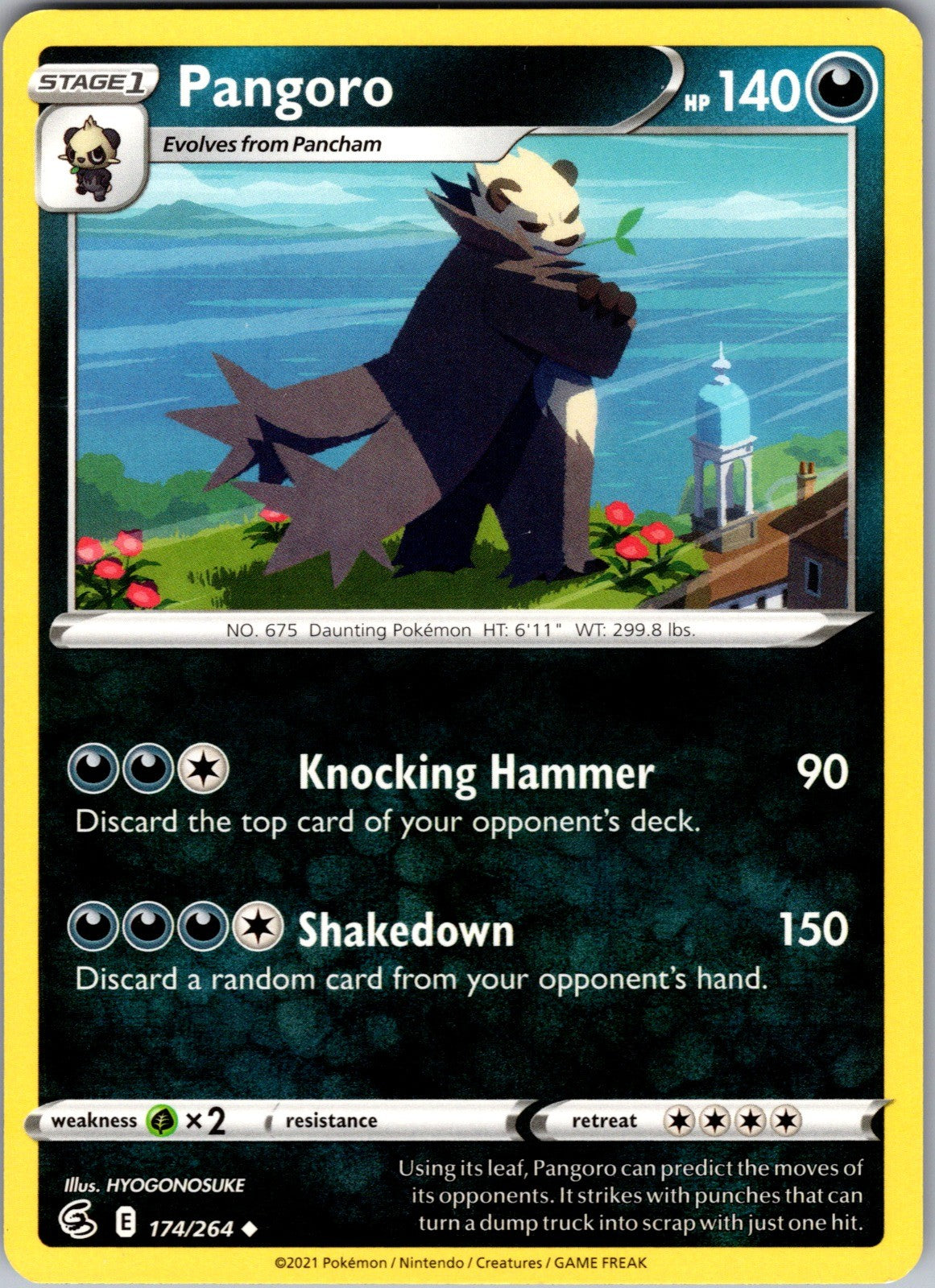 Pangoro Uncommon SWSH08: Fusion Strike 174/264 LP