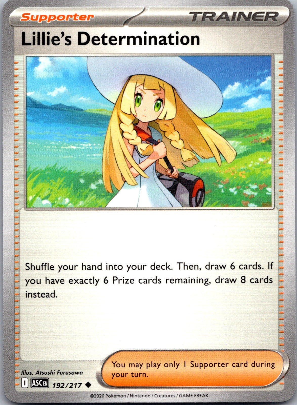 Lillie's Determination Uncommon ME: Ascended Heroes 192/217 LP