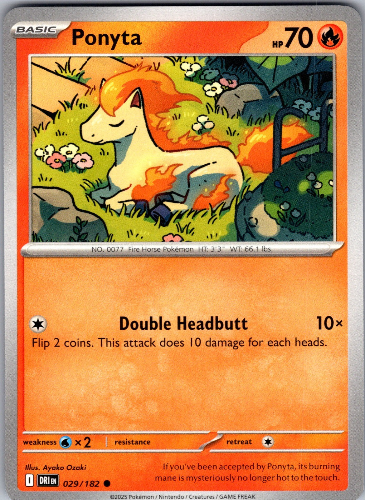 Ponyta Common SV10: Destined Rivals 029/182 LP