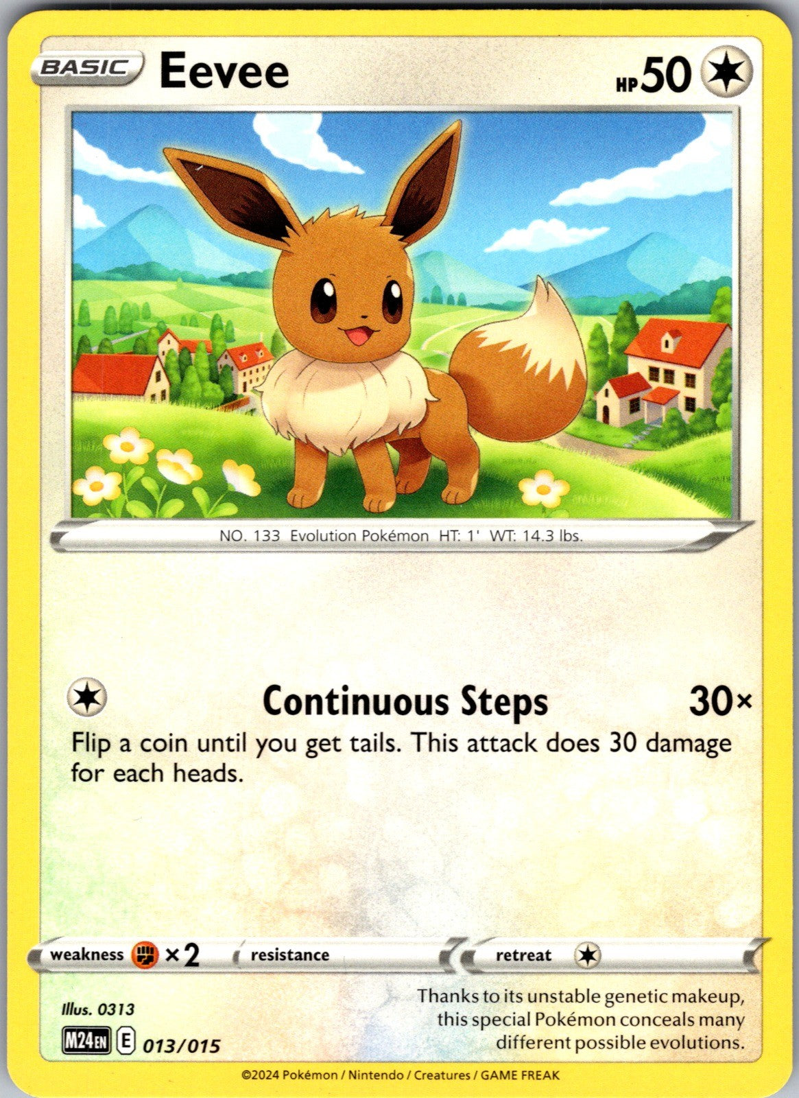 Eevee Common SWSH08: Fusion Strike 205/264 LP