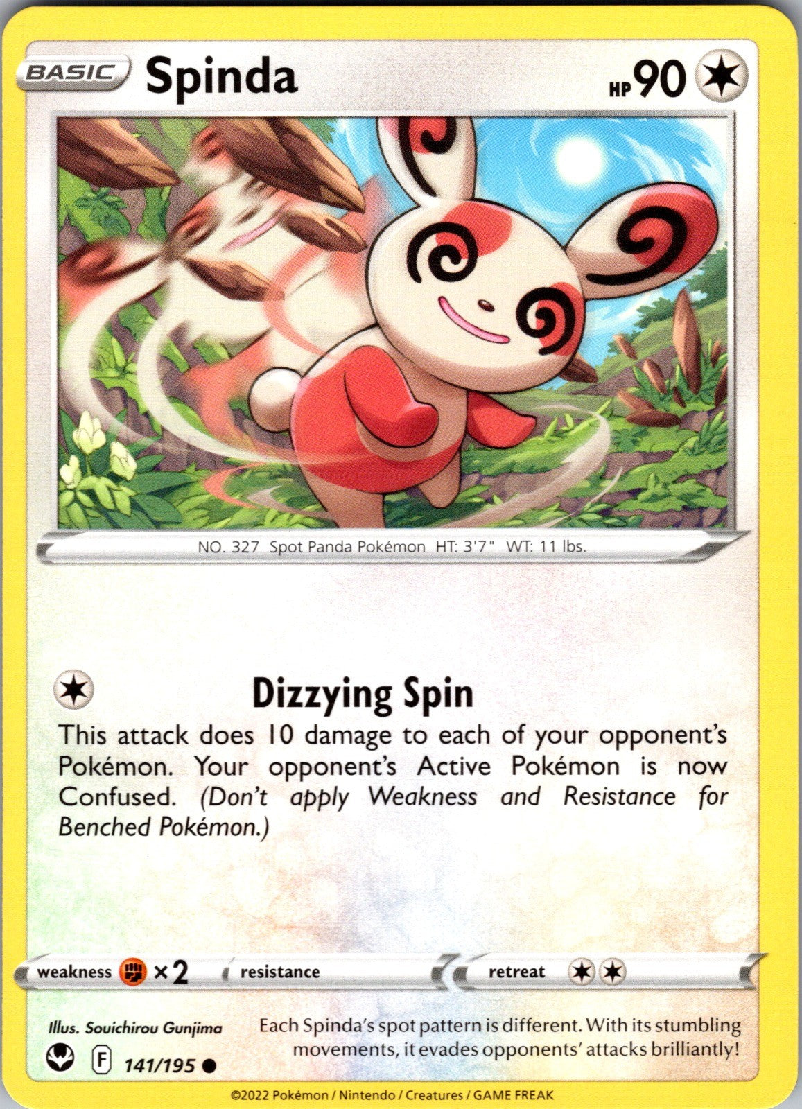 Spinda Common SWSH12: Silver Tempest 141/195 LP