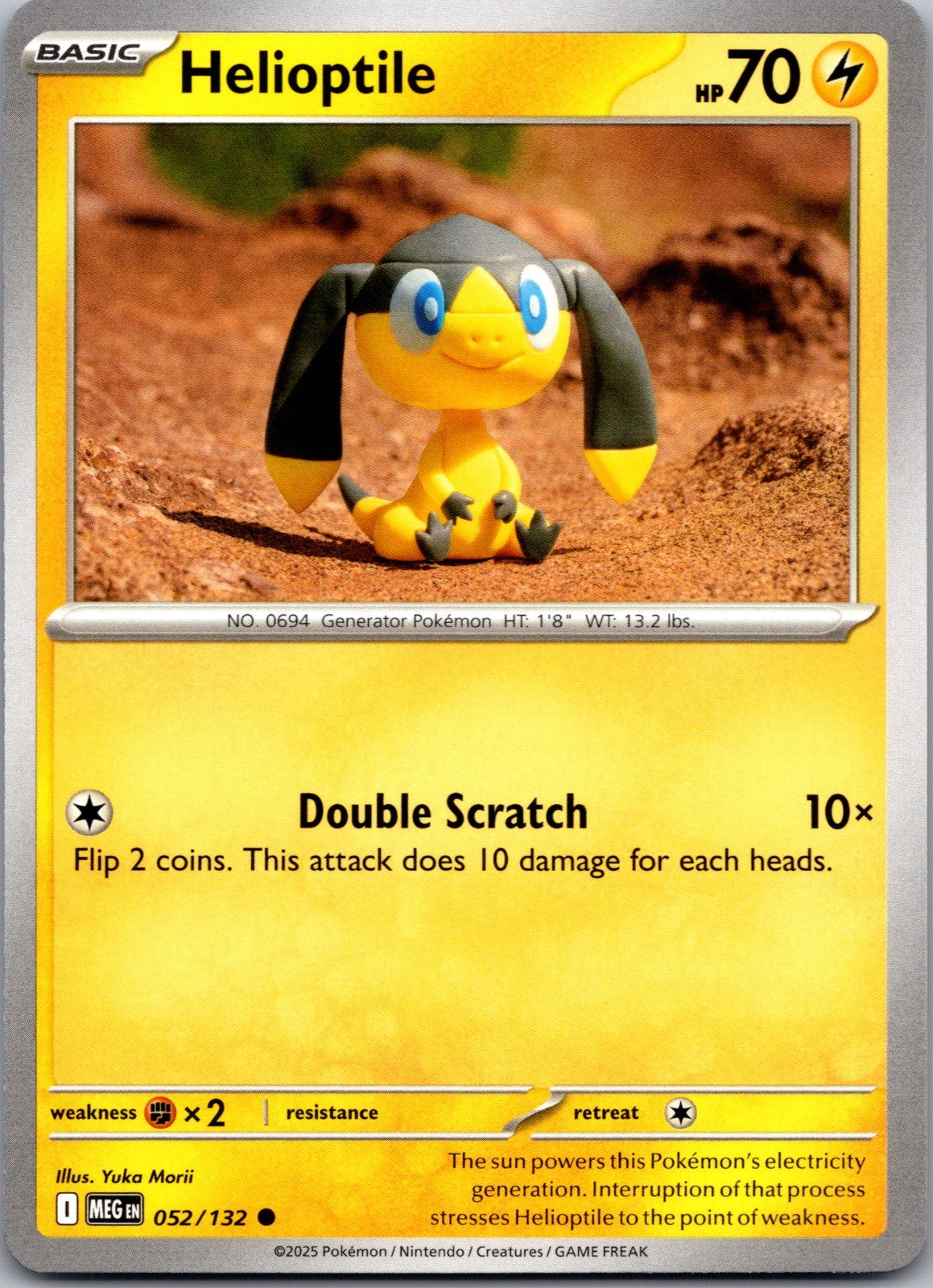 Helioptile Common ME01: Mega Evolution 052/132 LP