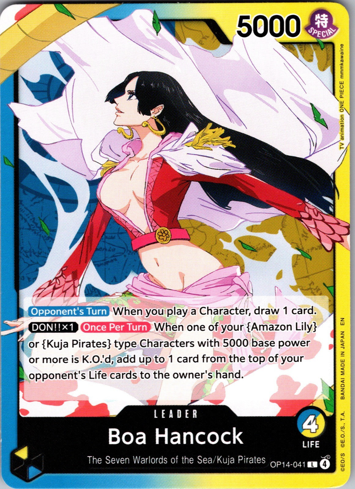 Boa Hancock L The Azure Sea's Seven OP14-041 LP