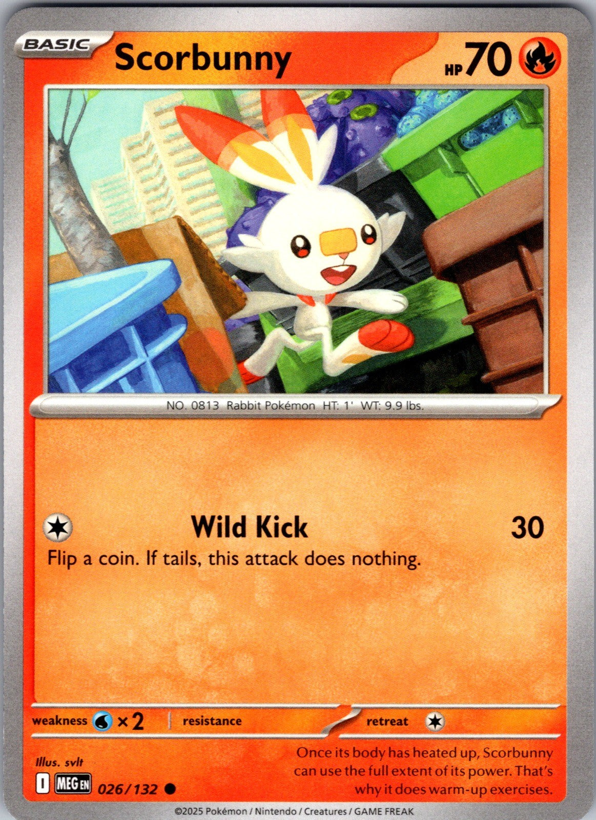 Scorbunny Common ME01: Mega Evolution 026/132 LP