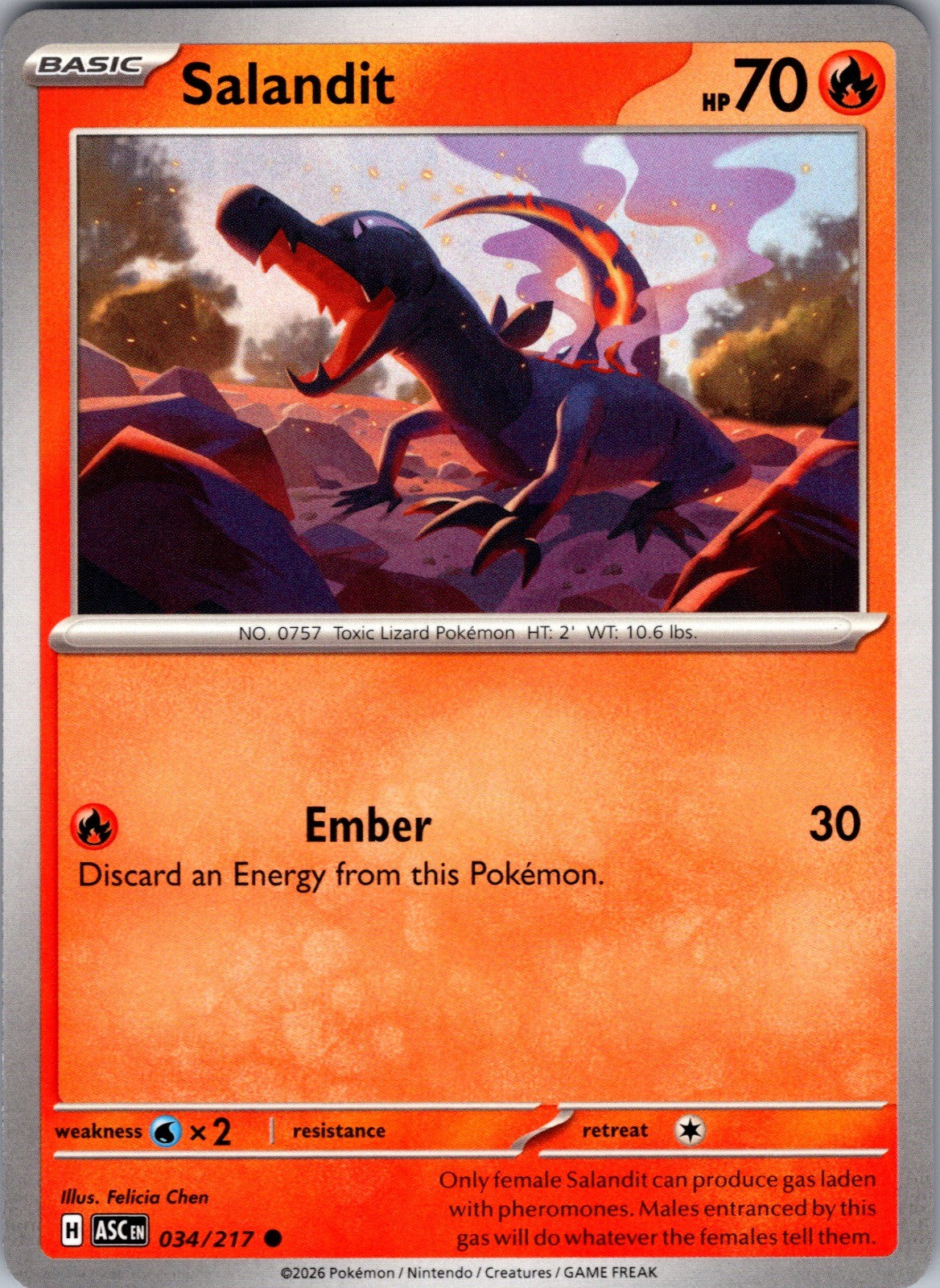 Salandit Common ME: Ascended Heroes 034/217 LP
