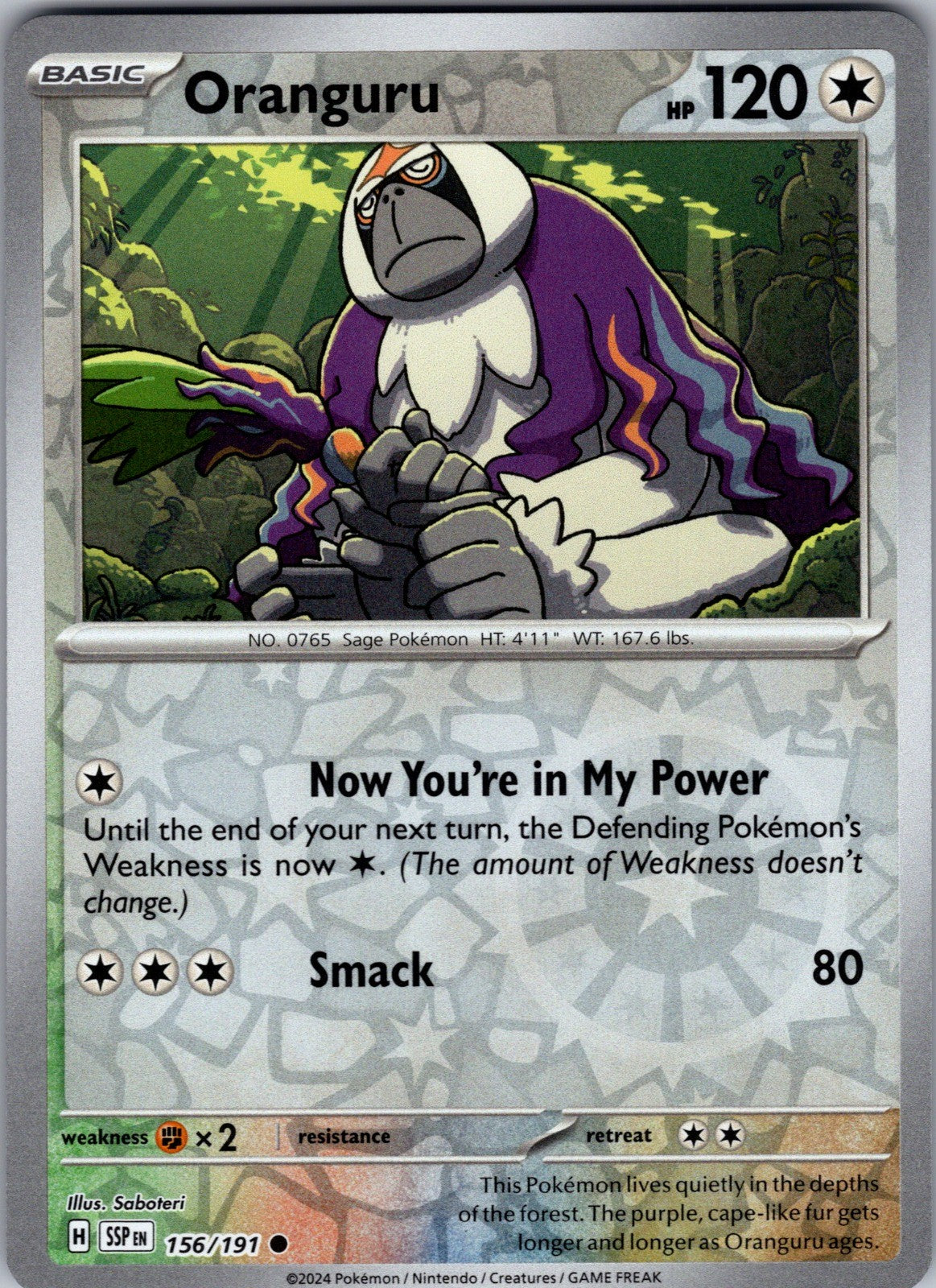 Oranguru Common SV08: Surging Sparks 156/191 LP