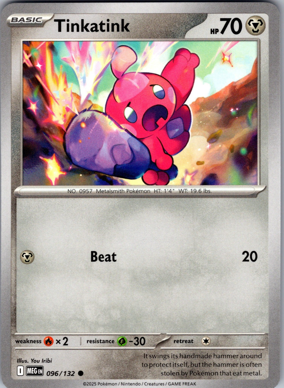 Tinkatink Common ME01: Mega Evolution 096/132 LP
