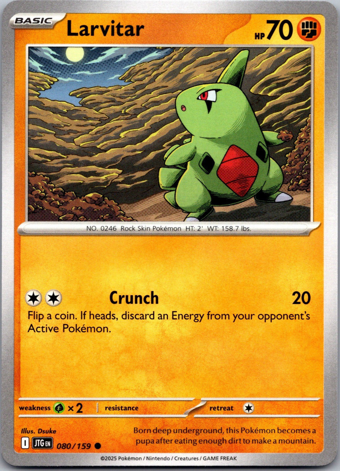 Larvitar Common SV09: Journey Together 080/159 LP