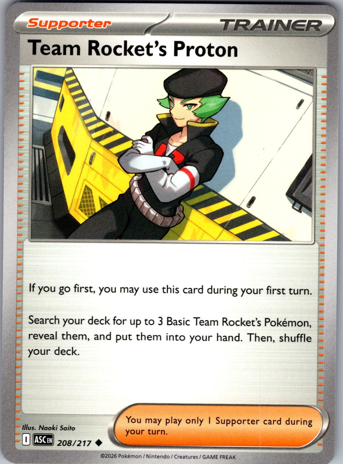 Team Rocket's Proton Uncommon ME: Ascended Heroes 208/217 LP