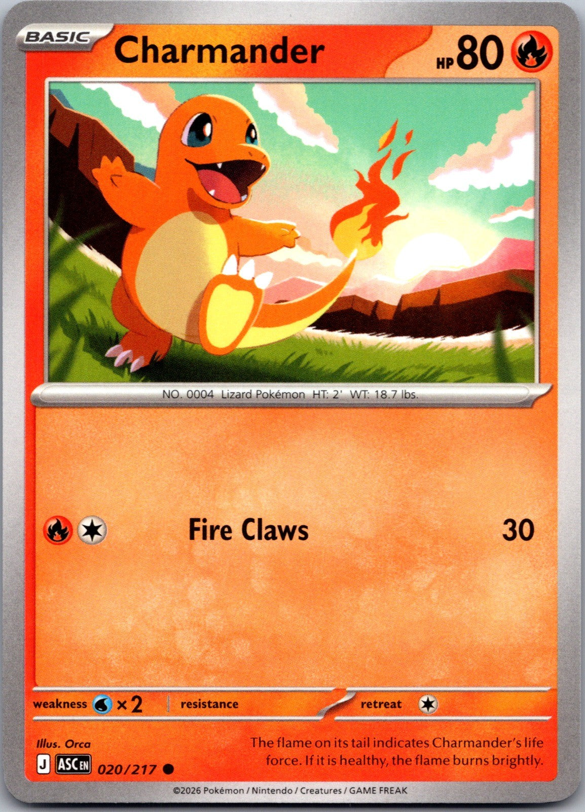 Charmander Common ME: Ascended Heroes 020/217 LP