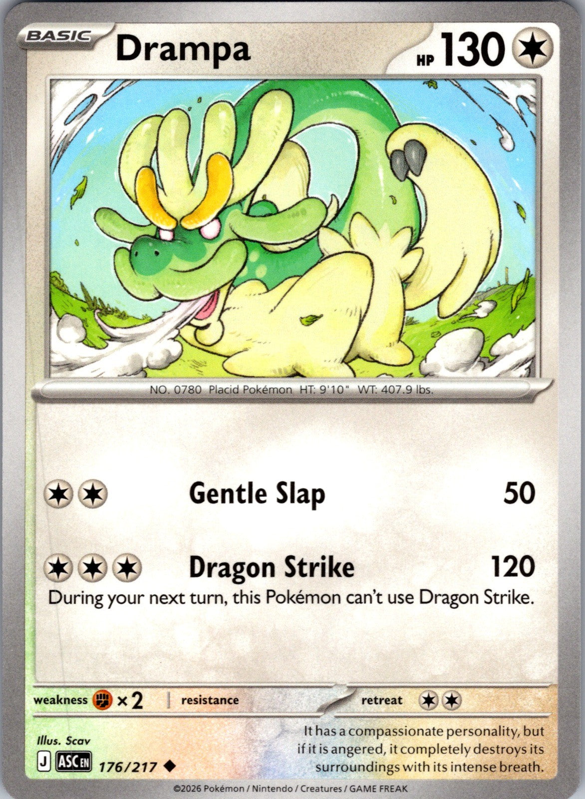Drampa Uncommon ME: Ascended Heroes 176/217 LP