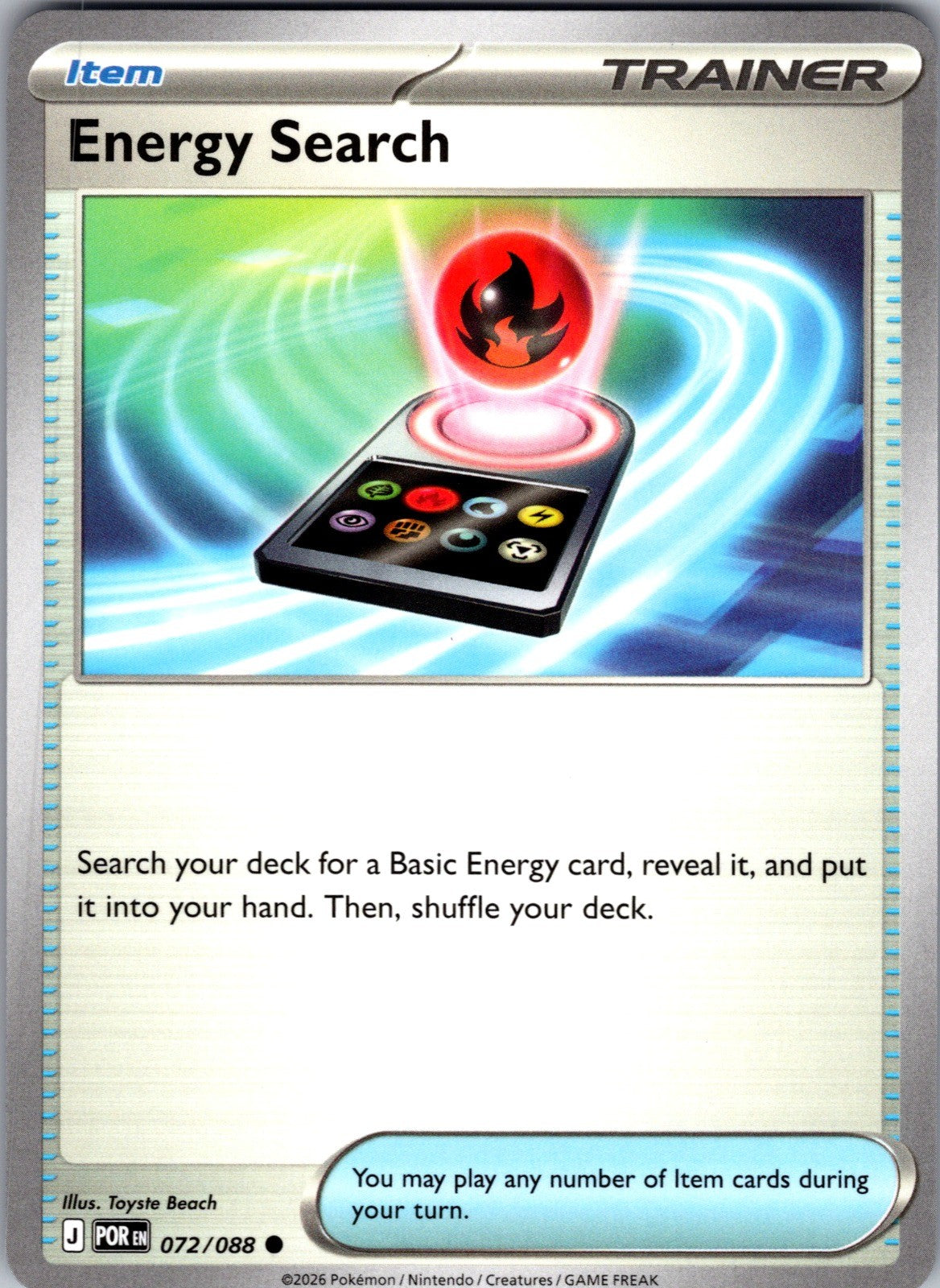 Energy Search Common ME03: Perfect Order 072/088 LP