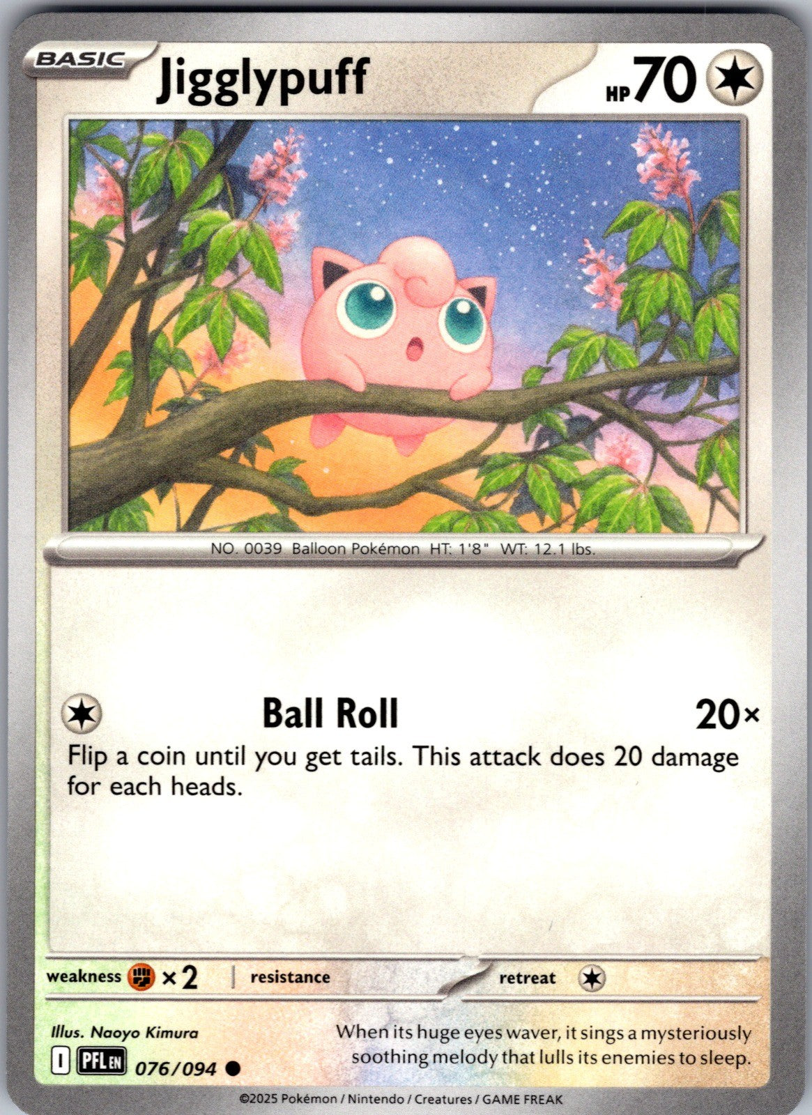 Jigglypuff Common ME02: Phantasmal Flames 076/094 LP