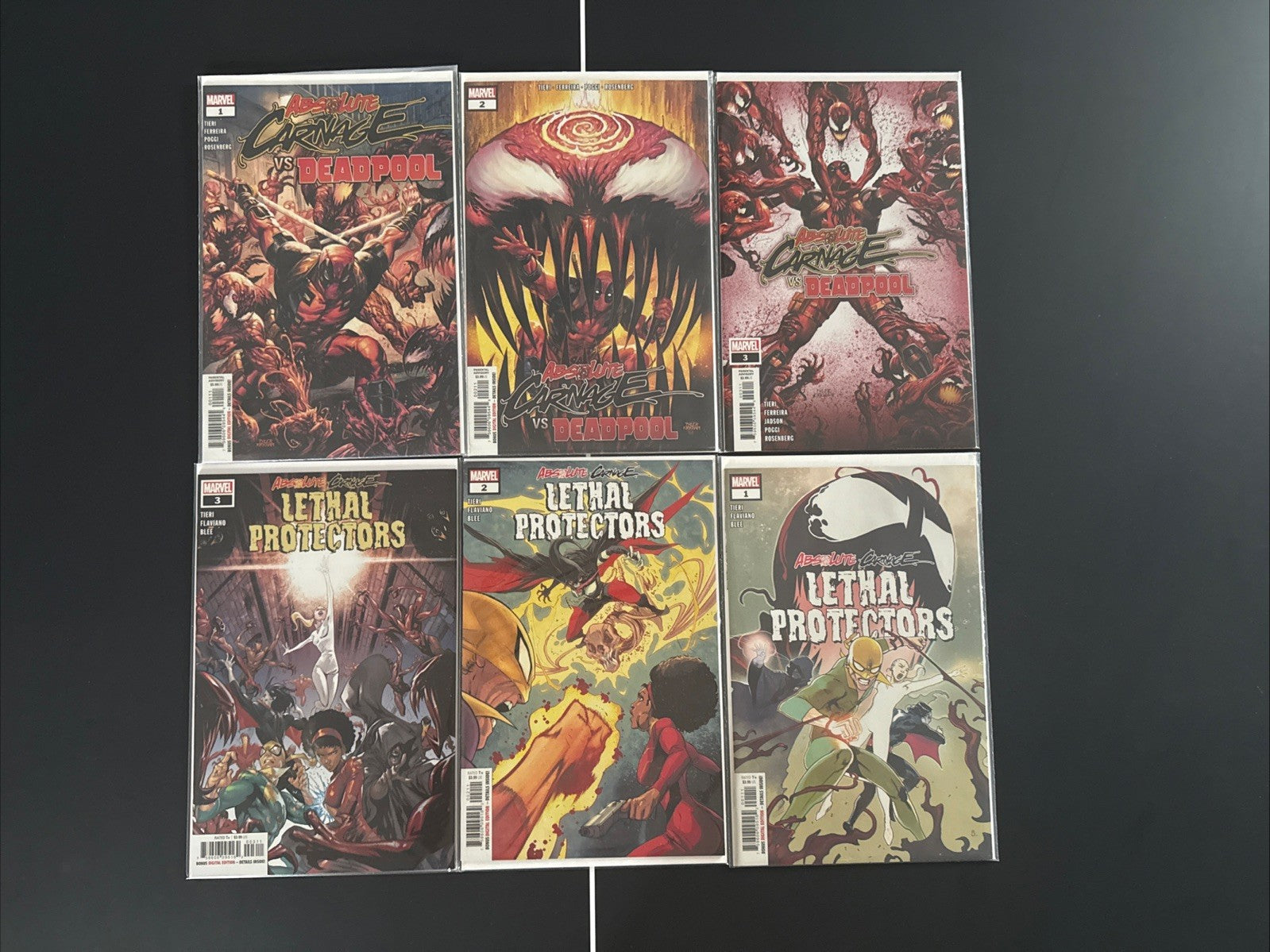Absolute Carnage Mega Bundle. Keys and popular characters. Multiple sets. NM