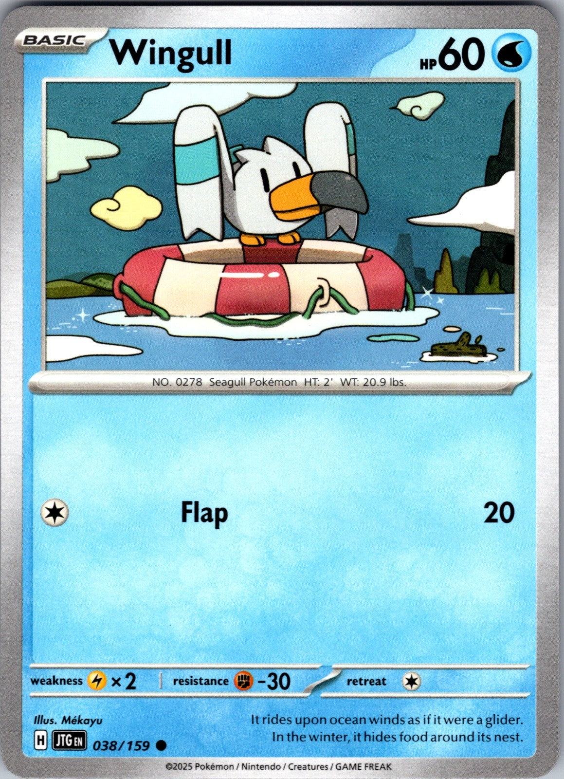 Wingull Common SV09: Journey Together 038/159 LP