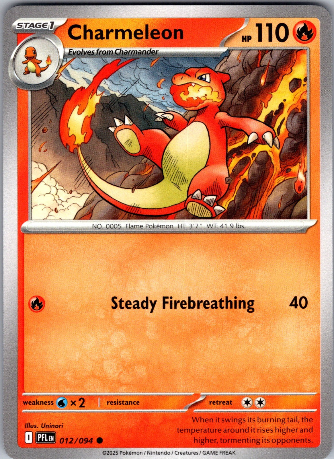 Charmeleon Common ME02: Phantasmal Flames 012/094 LP
