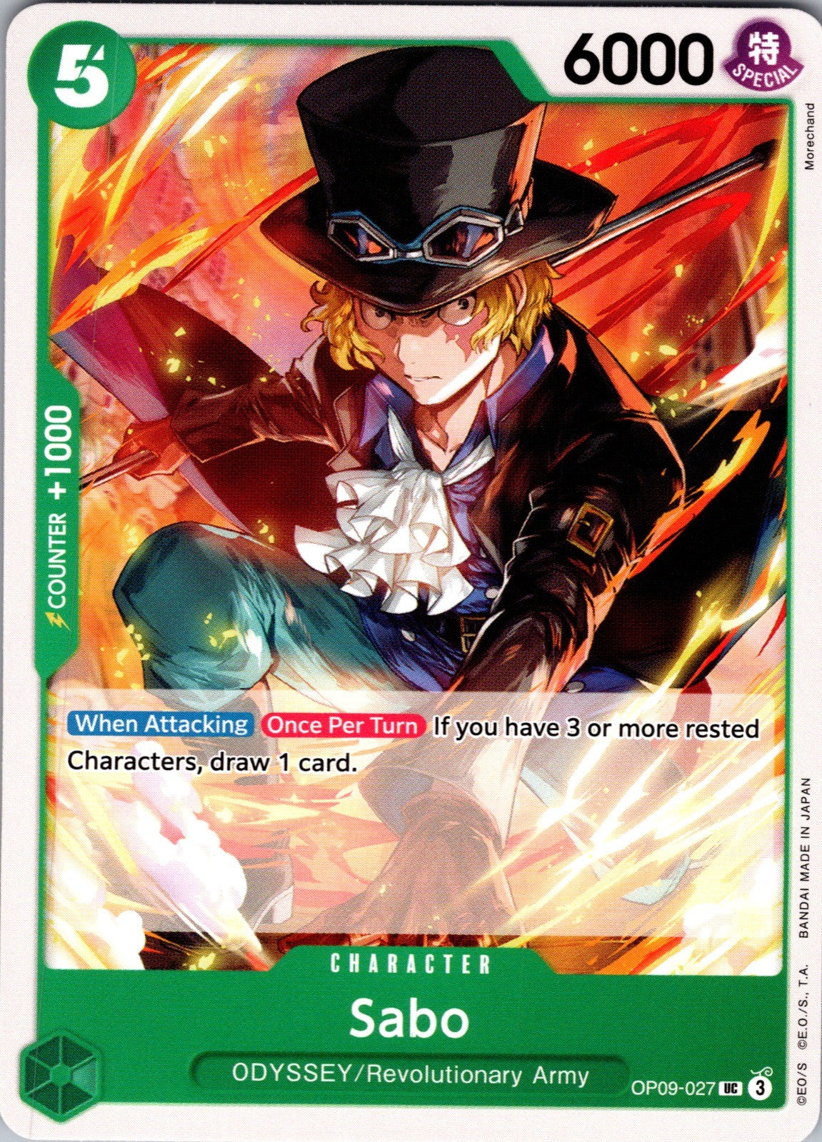 Sabo (027) UC Emperors in the New World OP09-027 LP