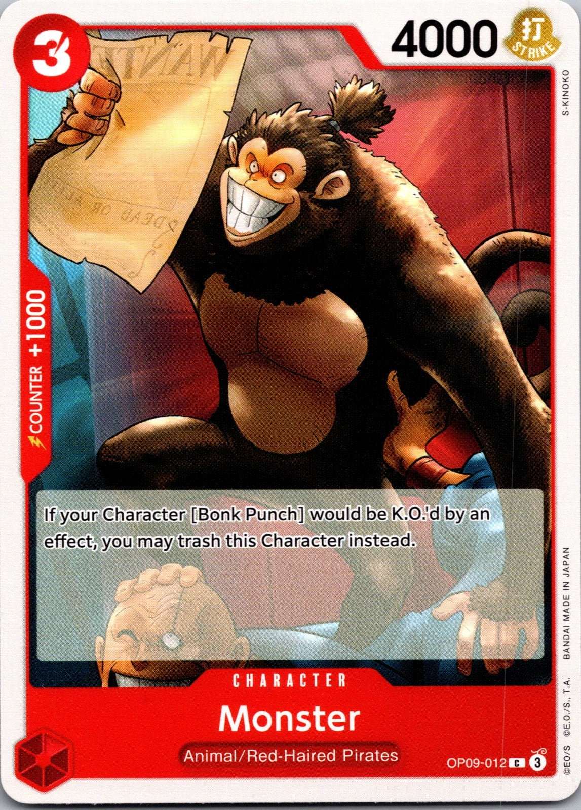 Monster C Emperors in the New World OP09-012 LP