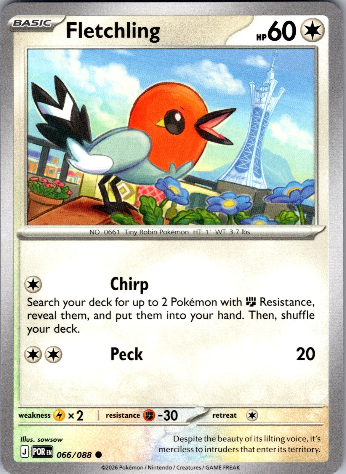 Fletchling Common ME03: Perfect Order 066/088 LP