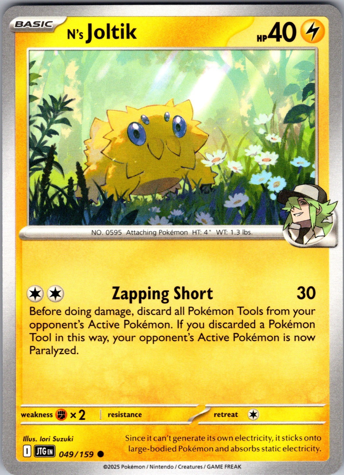 N's Joltik Common SV09: Journey Together 049/159 LP
