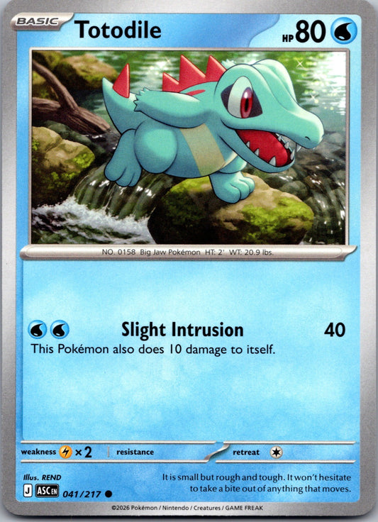 Totodile Common ME: Ascended Heroes 041/217 LP