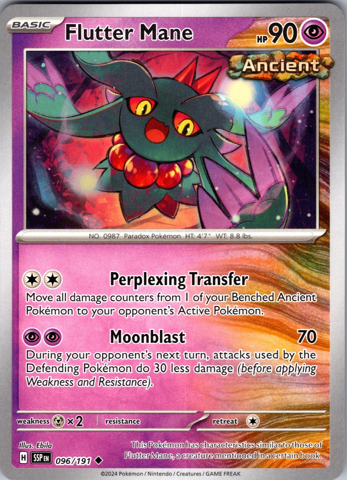 Flutter Mane Uncommon SV08: Surging Sparks 096/191 LP