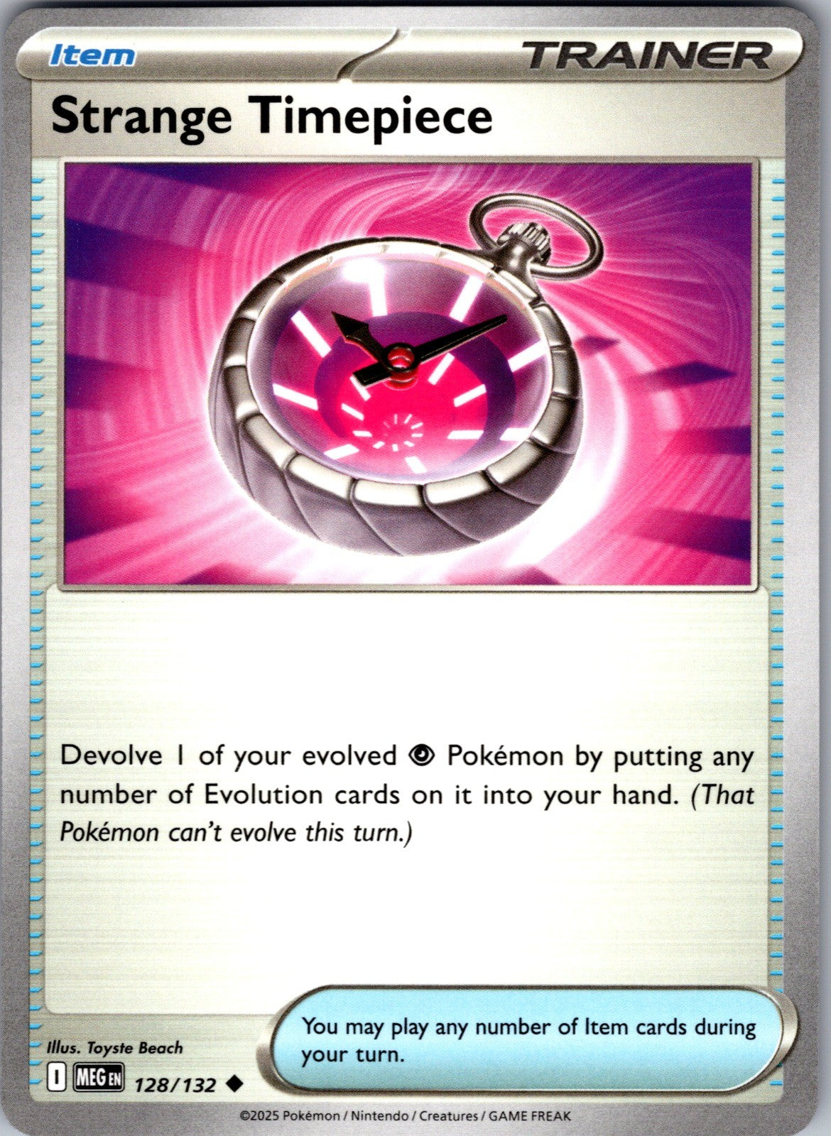 Strange Timepiece Uncommon ME01: Mega Evolution 128/132 LP