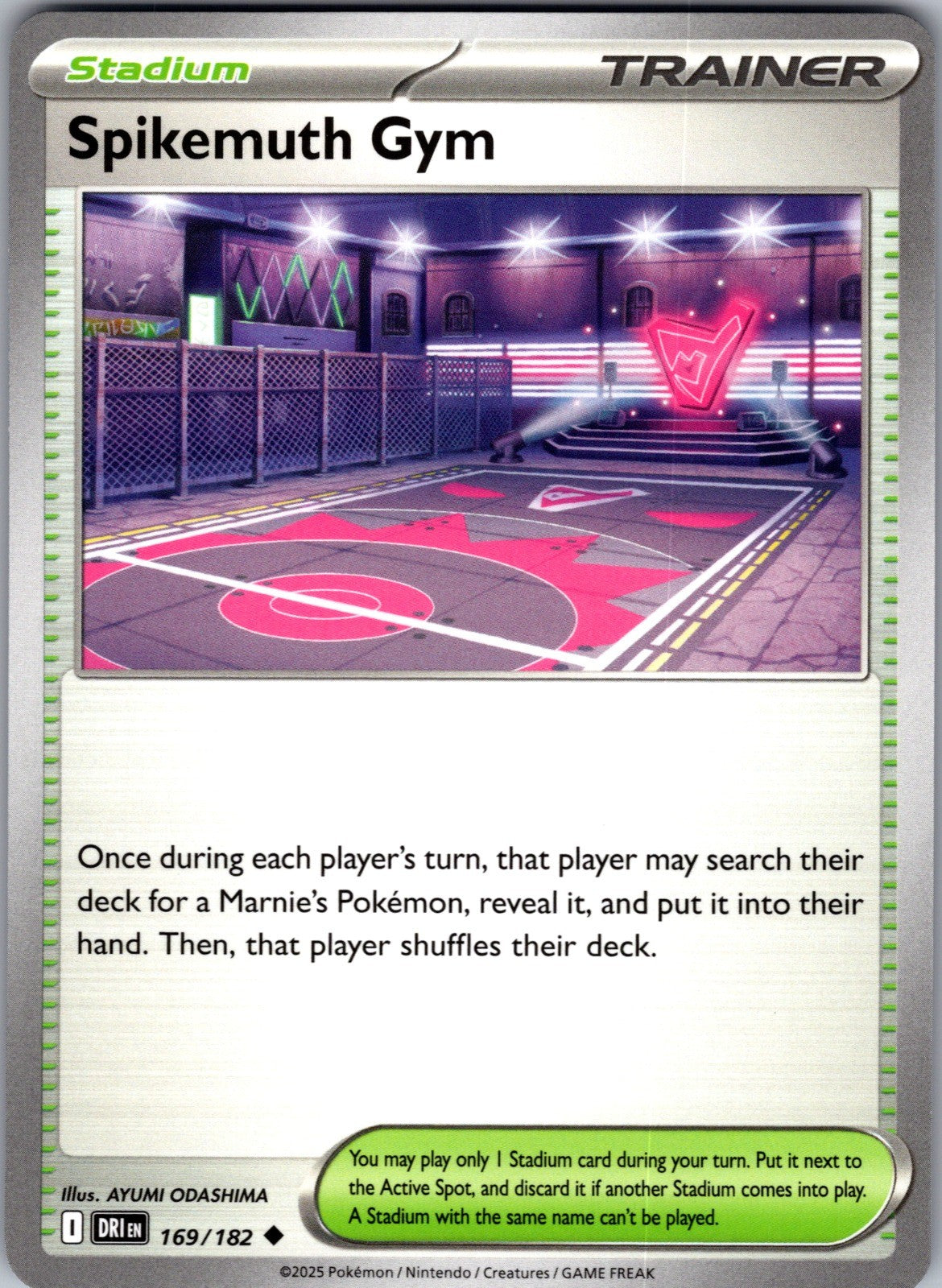 Spikemuth Gym Uncommon SV10: Destined Rivals 169/182 LP
