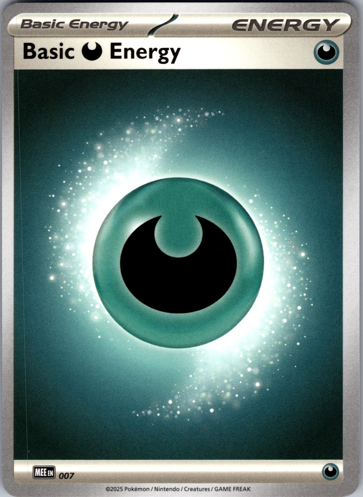 Basic Darkness Energy - 007 Common MEE: Mega Evolution Energies 7 LP