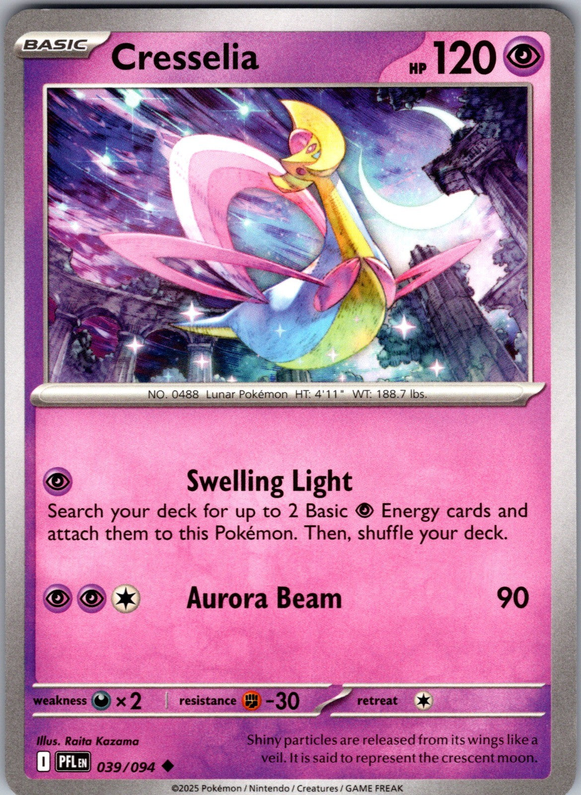 Cresselia Uncommon ME02: Phantasmal Flames 039/094 LP