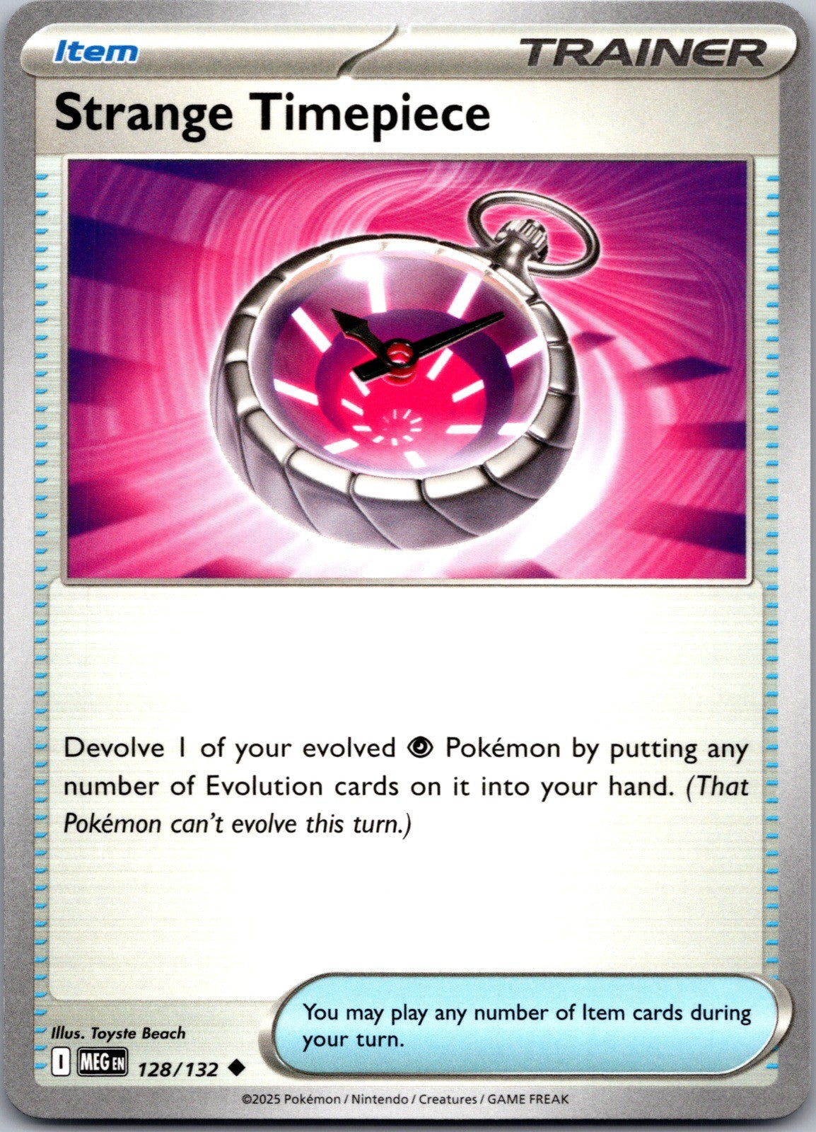 Strange Timepiece Uncommon ME01: Mega Evolution 128/132 LP