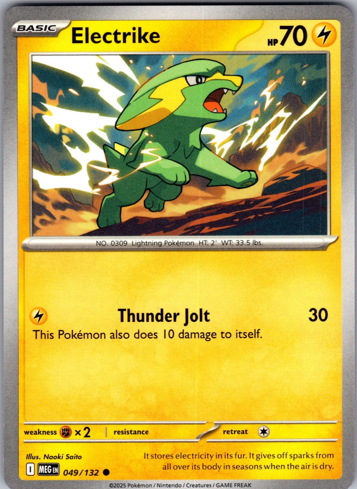 Electrike Common ME01: Mega Evolution 049/132 LP